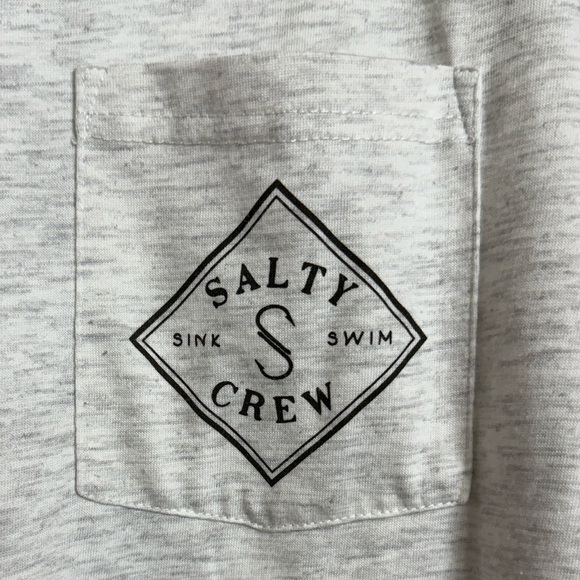 Salty Crew Light Gray Hoodie Men’s Size XL - Picture 3 of 7